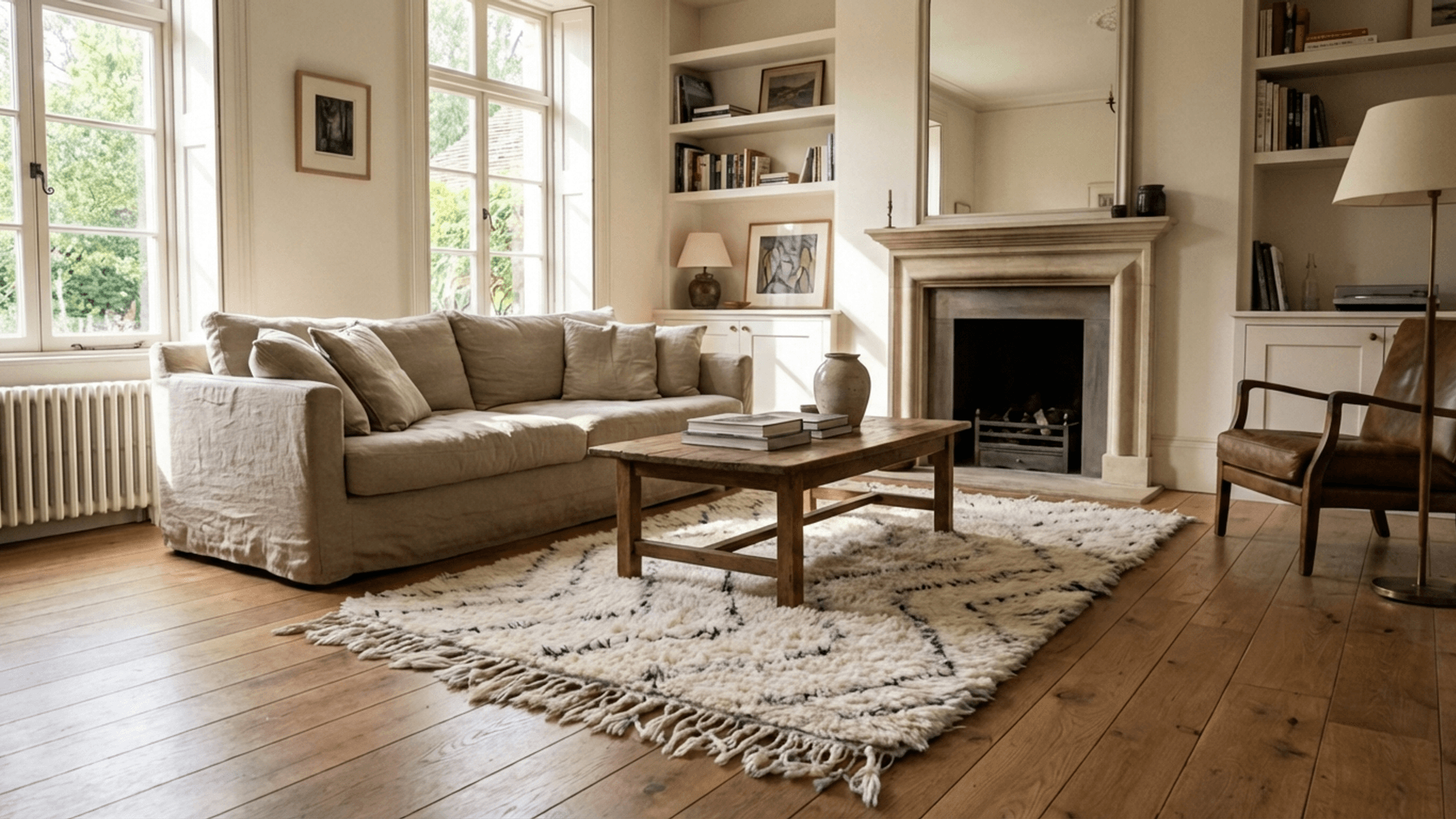 → Tapis Beni Ourain – WOO-55624