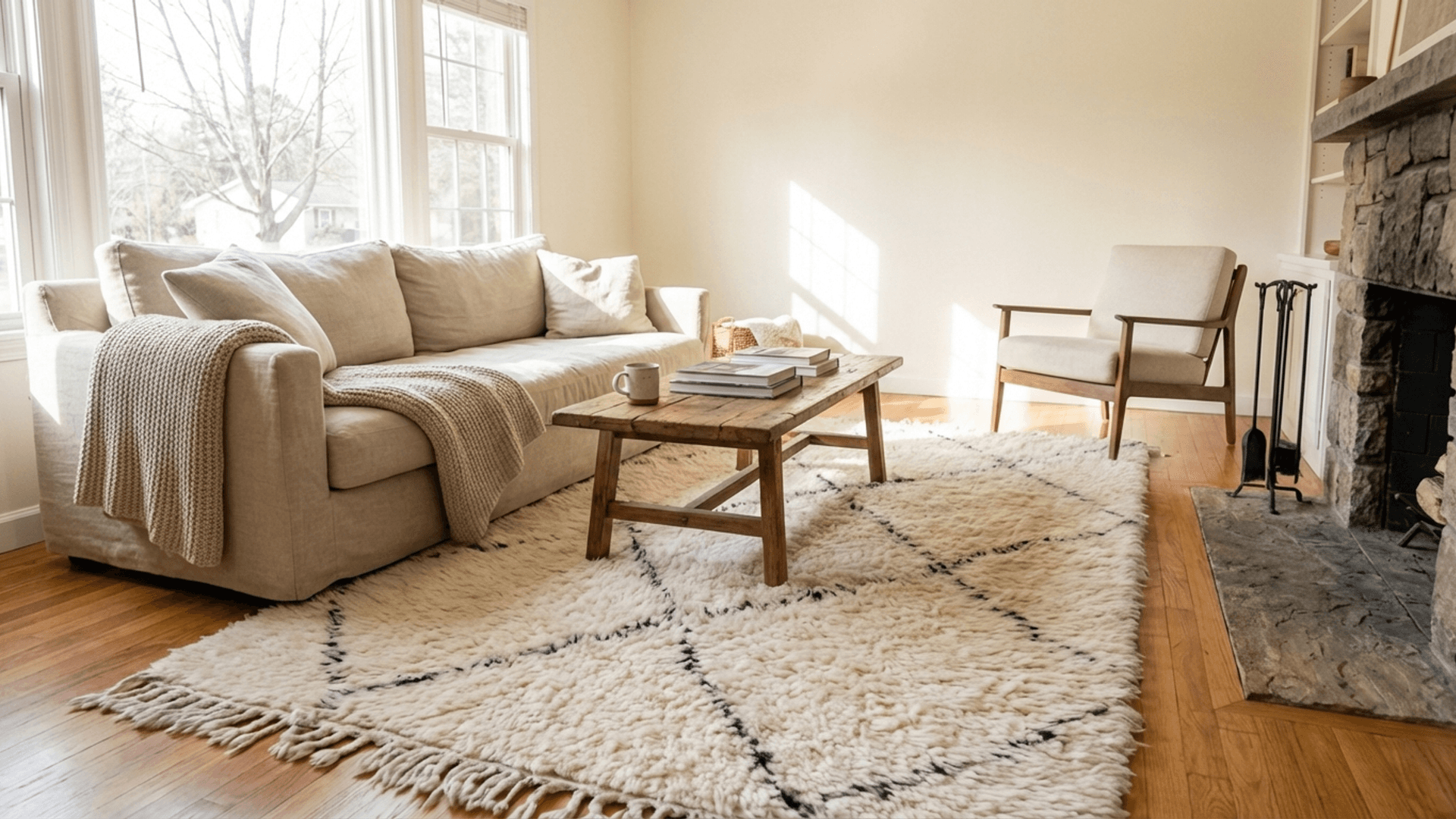 → Alfombras Beni Ourain – WOO-55819