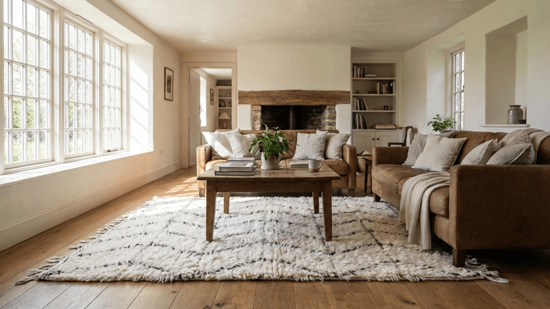 → Tapis Beni Ourain – WOO-55919