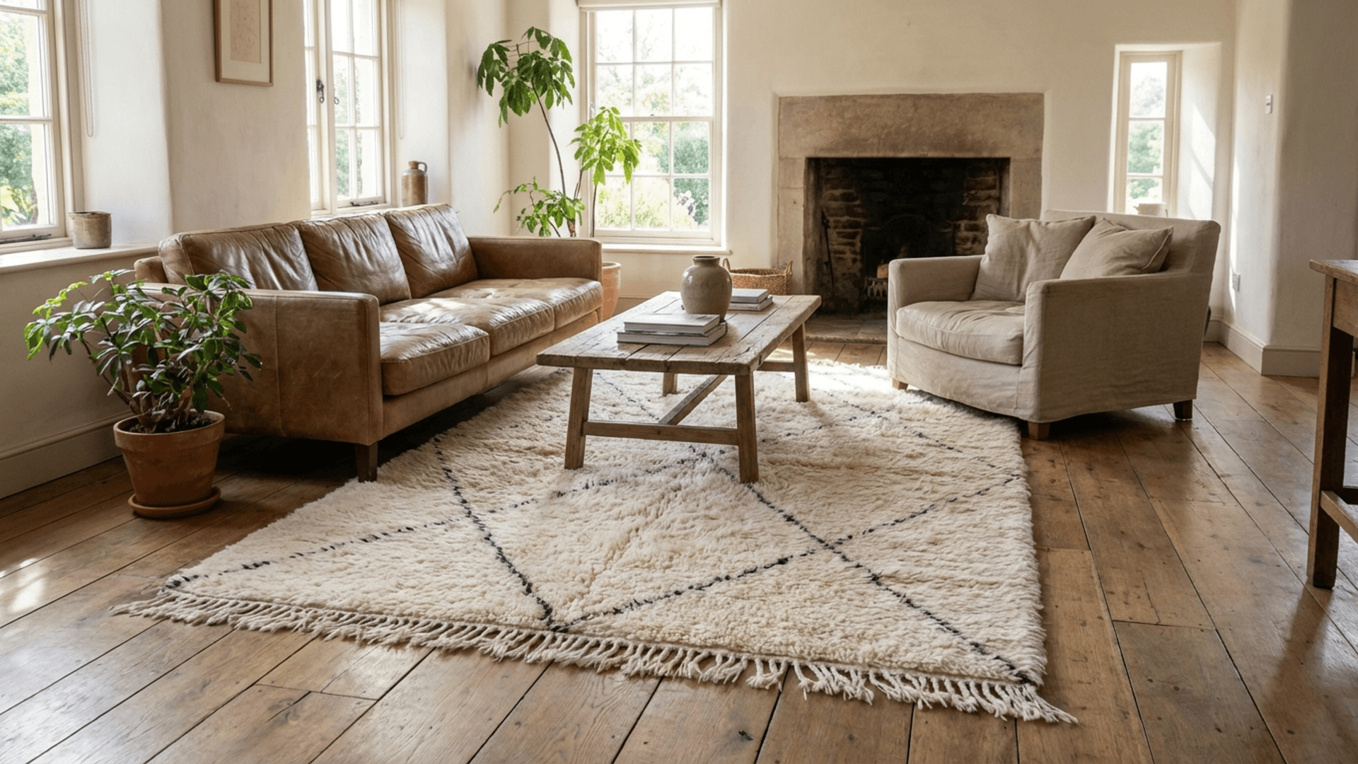 → Beni Ourain Teppiche – WOO-56072