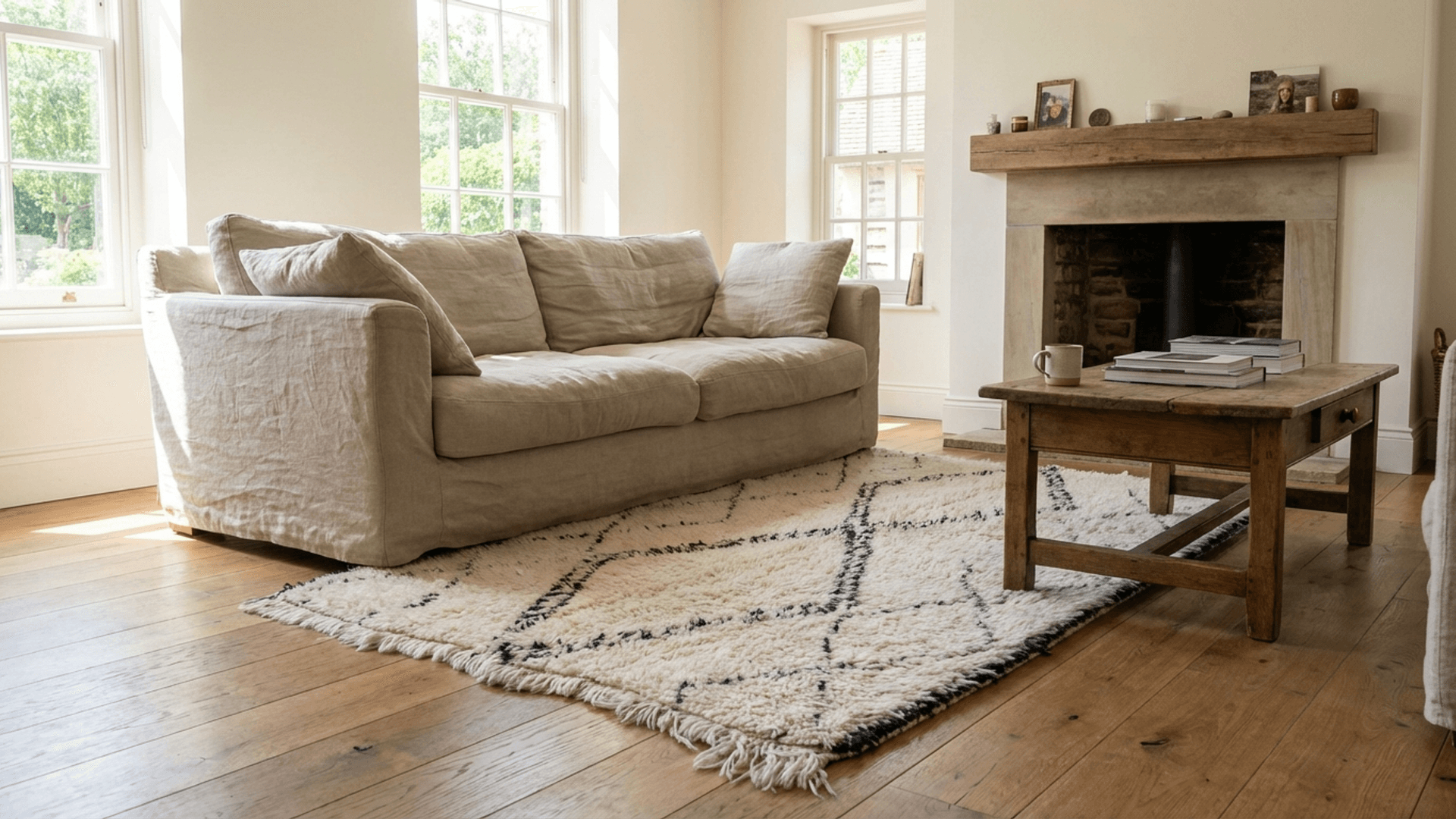 → Beni Ourain Teppiche – WOO-56199