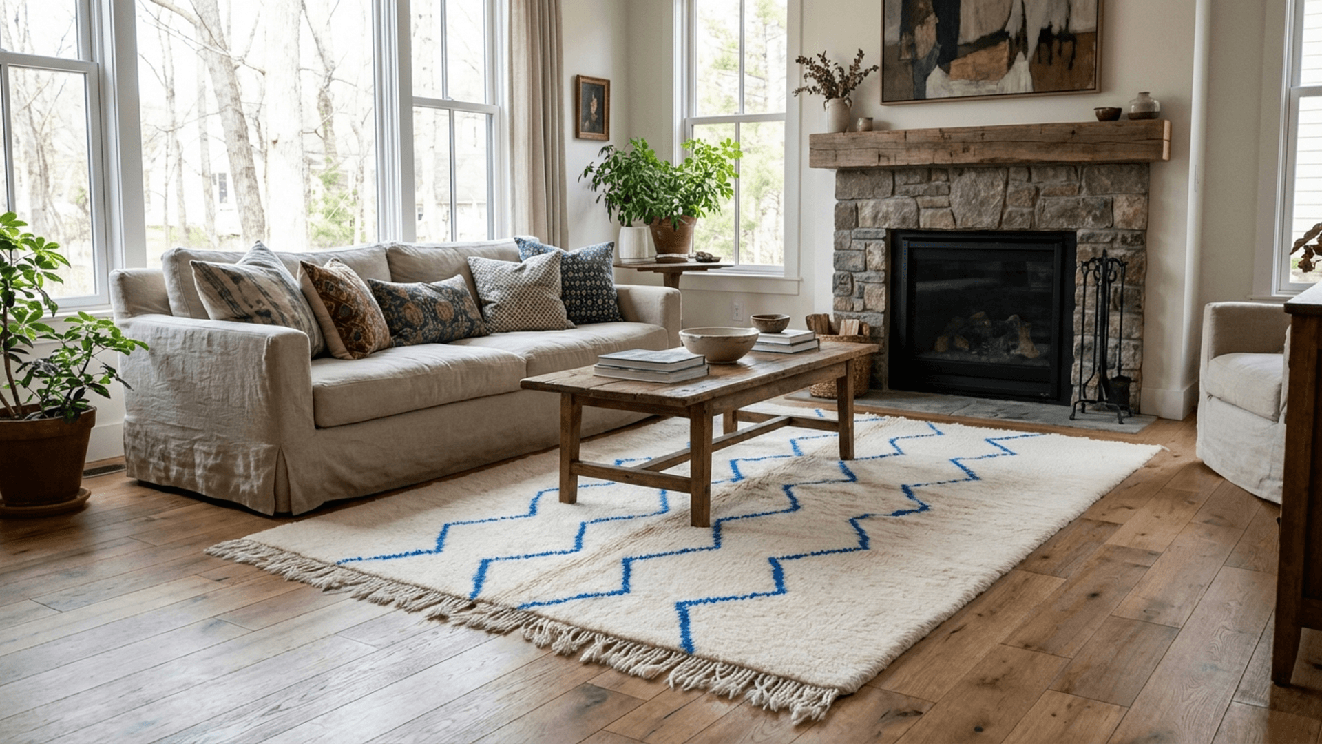 → Alfombras Beni Ourain – WOO-56468