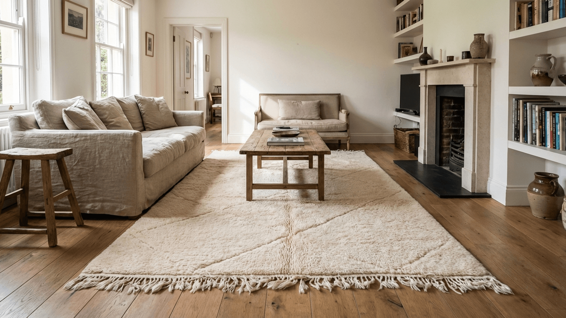 → Beni Ourain Teppiche – WOO-56668