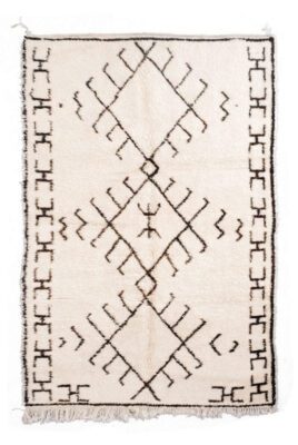 Beni ourain Moroccan Rug Heddad lozenge Rug – Bild 2