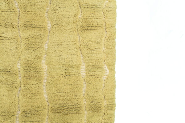Light Green Moroccan Rug With Abstract Pattern – Image 3