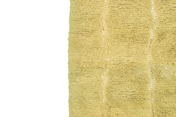 Light Green Moroccan Rug With Abstract Pattern – Image 4
