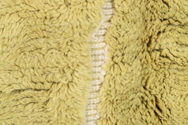Light Green Moroccan Rug With Abstract Pattern – Image 5