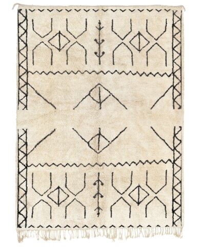 white moroccan rug