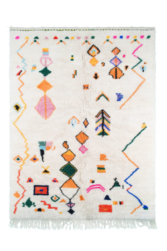 【新品/一点物】モロッコのベルベルラグ 108×53　No. 1 新品/一点物】モロッコのベルベルラグ 108×53 No. 1 新品/一点物