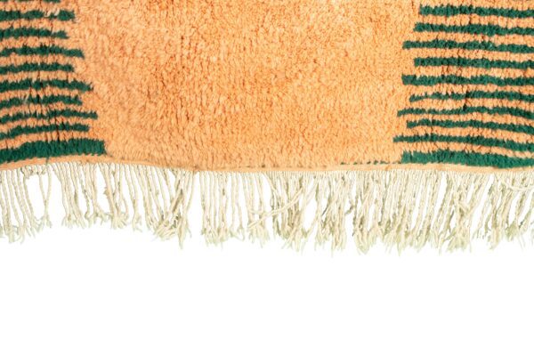 Orange and Green Moroccan Rug Railway Rug – Image 9