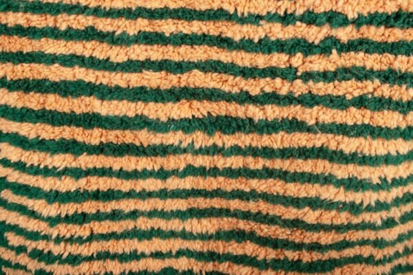 Orange and Green Moroccan Rug Railway Rug – Image 6