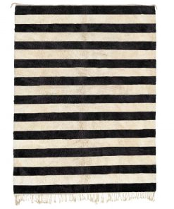 Black moroccan rug