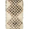 White Square Vintage Boucherouite Rug