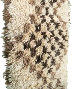 White Square Vintage Boucherouite Rug