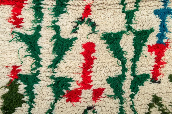 Alfombra de rayas de colores