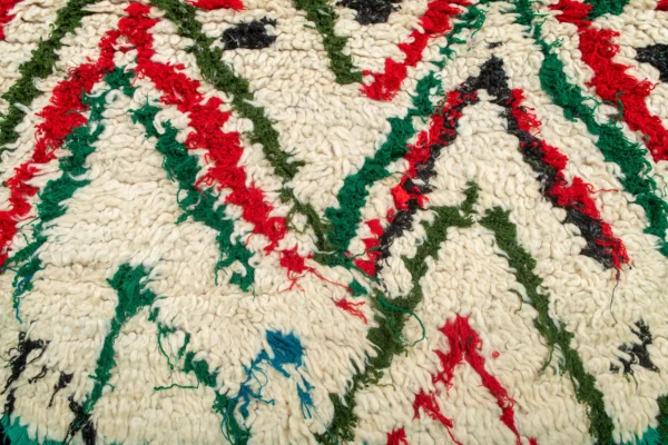 Alfombra de rayas de colores