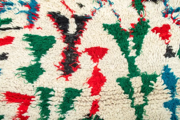 Alfombra de rayas de colores