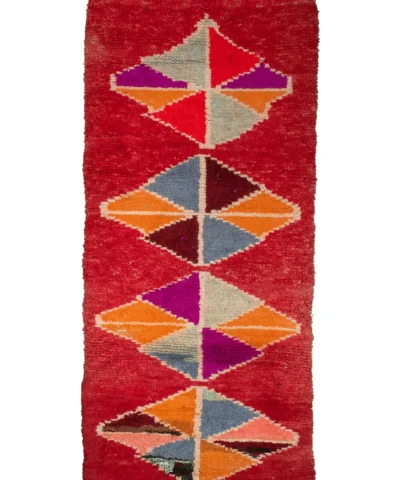 Tapis orné de triangles