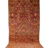 Tapis vieux rouge