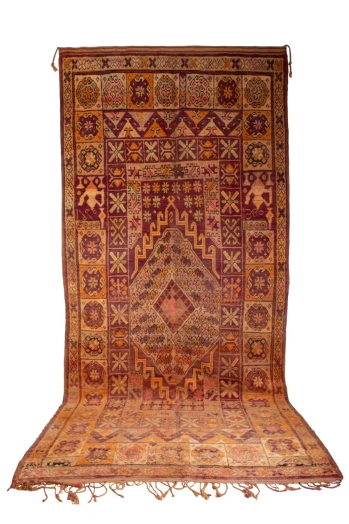 Tapis vieux rouge