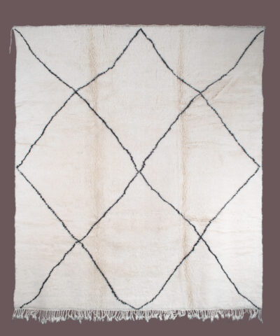 White Beni Ourain Rug