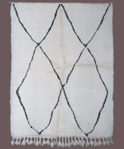 White Beni Ourain Rug