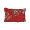 red moroccan cushion