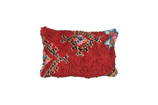 red moroccan cushion