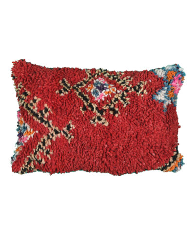 red moroccan cushion