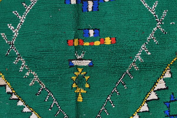 The Berber Rug: Authentic Moroccan Vintage Charm 251 cm x 160 cm / 8.032ft x 5.12 ft - 画像7