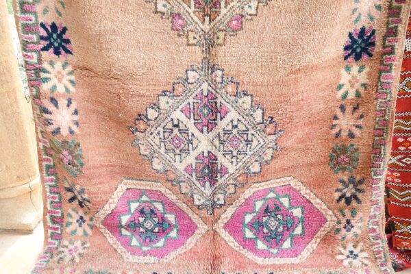 Moroccan Rug: Handcrafted Vintage for Authentic Style 312 cm x 196 cm / 9.984ft x 6.272 ft - Imagen 7