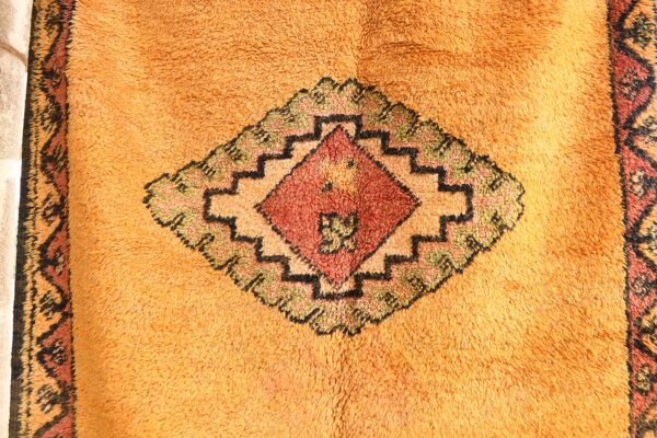 Berber Rug | Vintage Moroccan Rug | Handcrafted Boho Charm 296 cm x 145 cm / 9.472ft x 4.64 ft - Imagen 7
