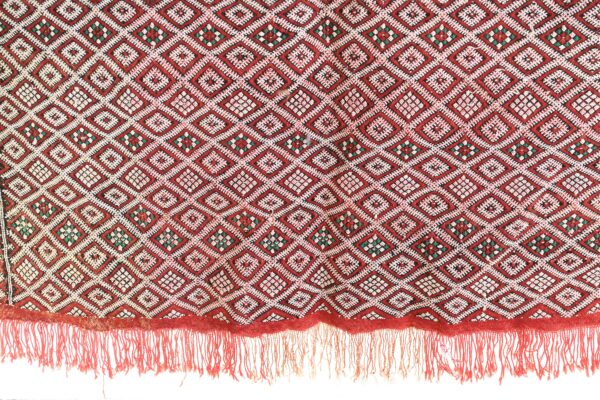 Vintage Zemmour Kilim: Unique Moroccan Rug Experience 240 cm x 127 cm / 7.68ft x 4.064 ft — изображение 4