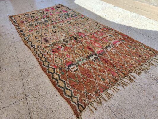Berber Rug: Premium Moroccan Design for Warmth and Style 372 cm x 187 cm / 11.904ft x 5.984 ft - 画像3