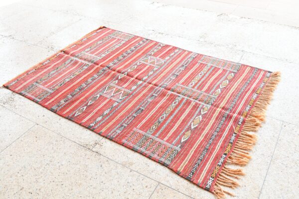 Kilim Rug: Add Global Charm to Your Home 192 cm x 131 cm / 6.144ft x 4.192 ft — изображение 3