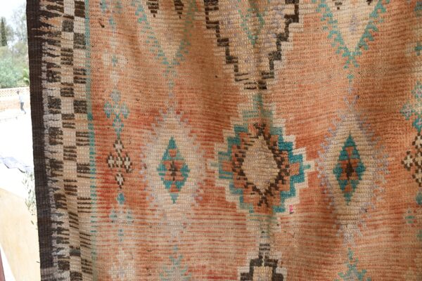 Moroccan Rug: Handcrafted Vintage Moroccan Design 394 cm x 130 cm / 12.608ft x 4.16 ft — изображение 5