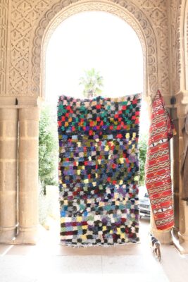 Moroccan Rug | Vintage Boho Moroccan Design 260 cm x 142 cm / 8.32ft x 4.544 ft - Image 2