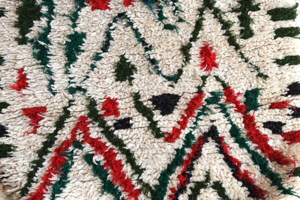 Moroccan Rug: Premium Vintage Moroccan Design, Handcrafted Charm 161 cm x 80 cm / 5.152ft x 2.56 ft – Image 7
