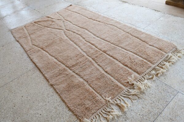 Modern Beni Ourain Rug: Authentic Moroccan Charm 260 cm x 163 cm / 8.32ft x 5.216 ft - Imagen 3