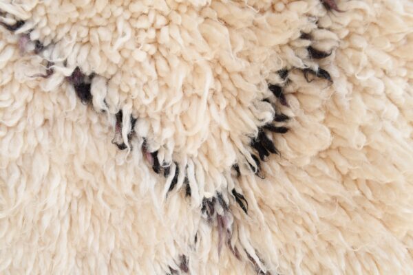 Discover the Moroccan Magic: Beni Ourain Marmoucha 176 cm x 118 cm / 5.632ft x 3.776 ft - Image 4