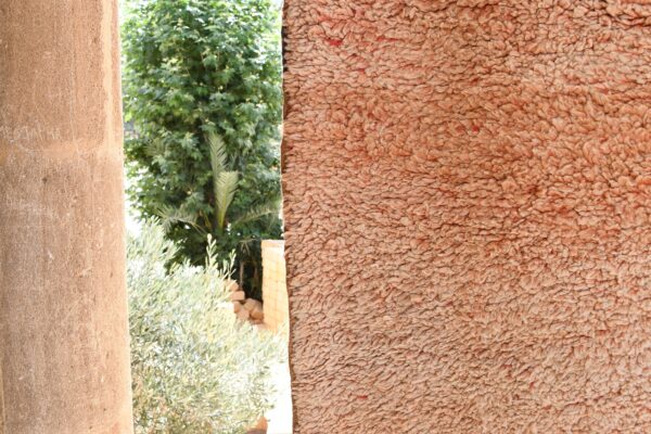 Peach Boujaad Rug: Authentic Moroccan Beauty for Your Home 270 cm x 150 cm / 8.64ft x 4.8 ft - 画像4