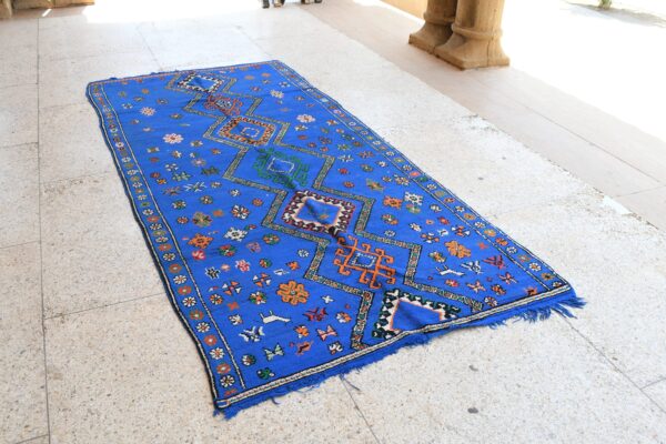 Vintage Rug: Authentic Handcrafted Moroccan Charm 294 cm x 140 cm / 9.408ft x 4.48 ft – Image 3