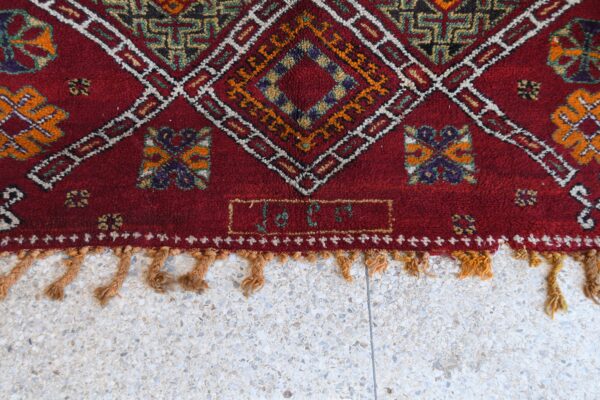 ⁦Moroccan Rug - Vintage Moroccan Rug, Add Warmth to Your Home 291 cm x 167 cm / 9.312ft x 5.344 ft⁩ - الصورة ⁦4⁩