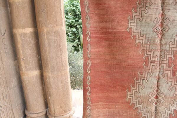 Moroccan Rug: Intricate Vintage Charm from WeBerber 340 cm x 154 cm / 10.88ft x 4.928 ft – Image 7