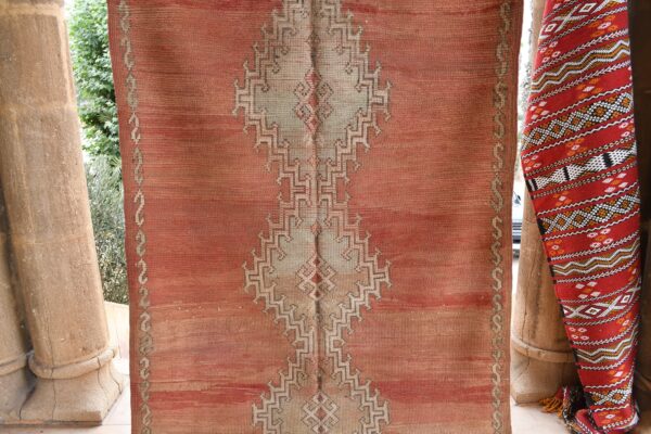 Moroccan Rug: Intricate Vintage Charm from WeBerber 340 cm x 154 cm / 10.88ft x 4.928 ft – Image 5