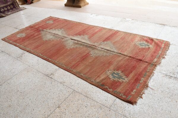 Moroccan Rug: Intricate Vintage Charm from WeBerber 340 cm x 154 cm / 10.88ft x 4.928 ft – Image 3