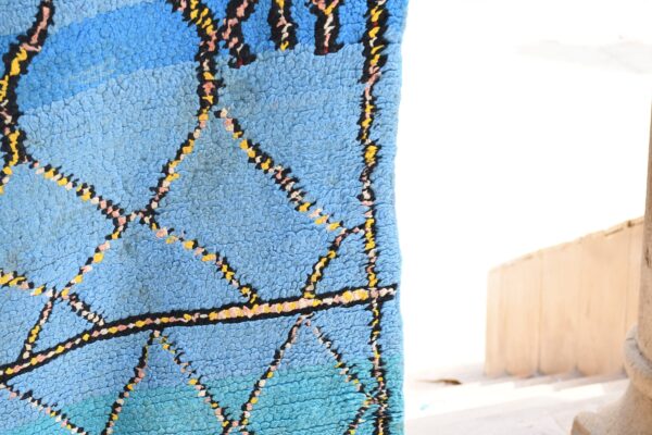 Vintage Moroccan Rug: Authentic Charm for Your Home 207 cm x 112 cm / 6.624ft x 3.584 ft - 画像7
