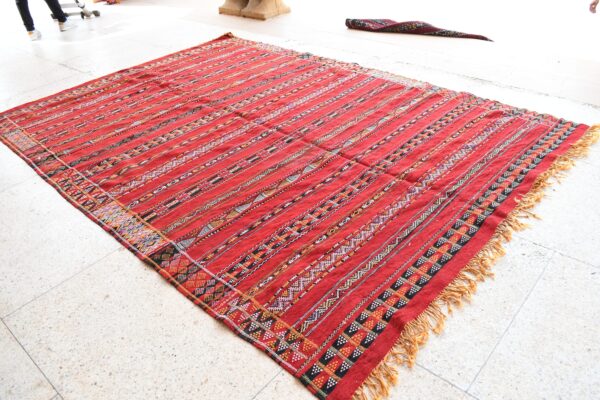 Stunning Berber Rug: Handcrafted Moroccan Magic 346 cm x 246 cm / 11.072ft x 7.872 ft – Image 3