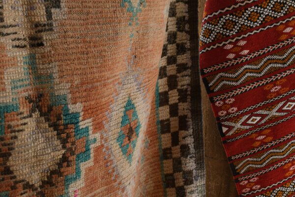 Moroccan Rug: Handcrafted Vintage Moroccan Design 394 cm x 130 cm / 12.608ft x 4.16 ft — изображение 6
