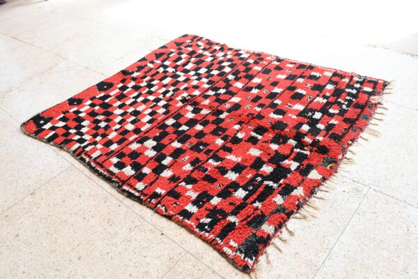 ⁦Vintage Rug: Add Timeless Charm to Your Home 206 cm x 182 cm / 6.592ft x 5.824 ft⁩ - الصورة ⁦3⁩